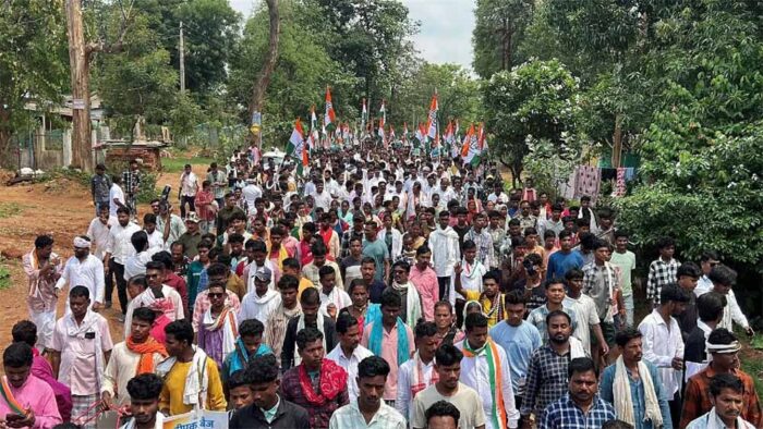 चार दिवसीय न्याय पदयात्रा के समापन पर दीपक बैज बोले- बीजेपी ने छत्तीसगढ़ को बना दिया कॉरपोरेट घरानों का चारागाह
