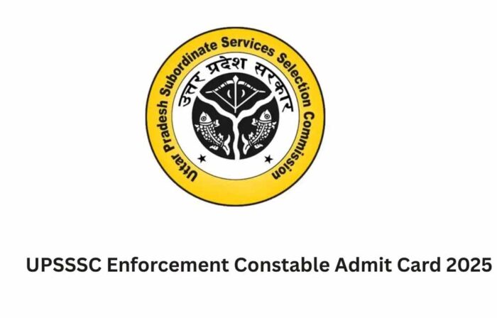 UPSSSC ने जारी किया प्रवर्तन कांस्टेबल भर्ती परीक्षा का एडमिट कार्ड