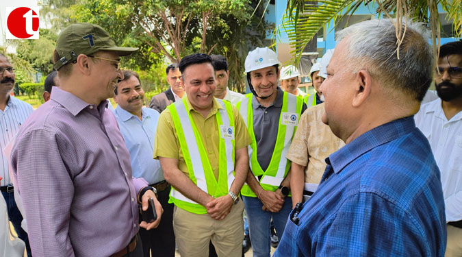 Chief Minister Yogi's advisor Awnish Awasthi inspected Bharwara STP, UP Jal Nigam and UPPCB officials were also present