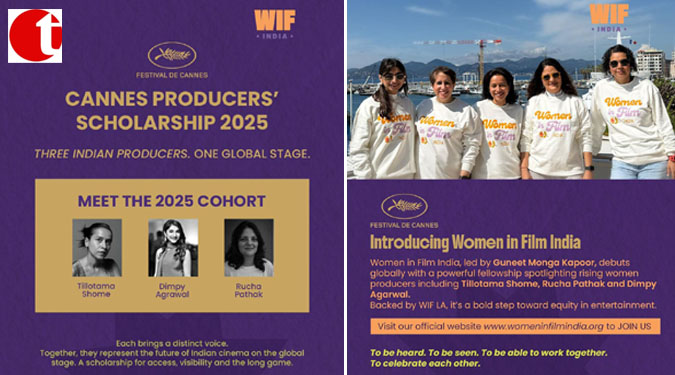 From India to Cannes: Oscar Winner Guneet Monga Kapoor Champions Rising Indian Producers to Cannes Through Women in Film India Fellowship