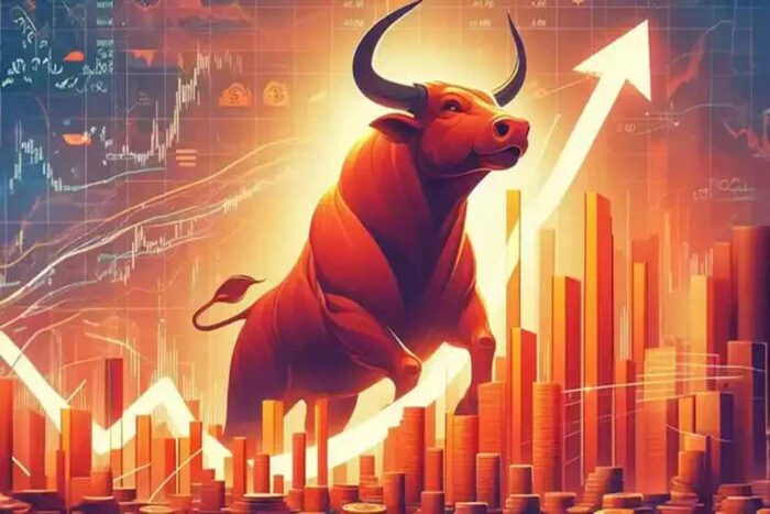 शेयर बाजार में उछाल, सेंसेक्स 1200 अंक चढ़ा, निफ्टी ने छुआ 25,000 का स्तर