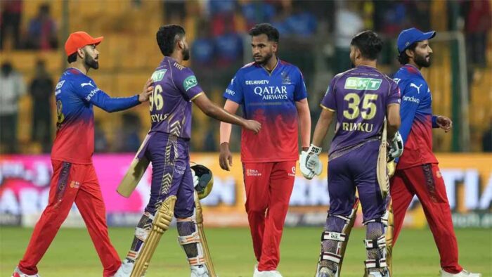 RCB vs KKR के मुकाबले के साथ सीजन-18 बहाल होने जा रहा, क्या RCB को मिलेगा प्लेऑफ का टिकट?