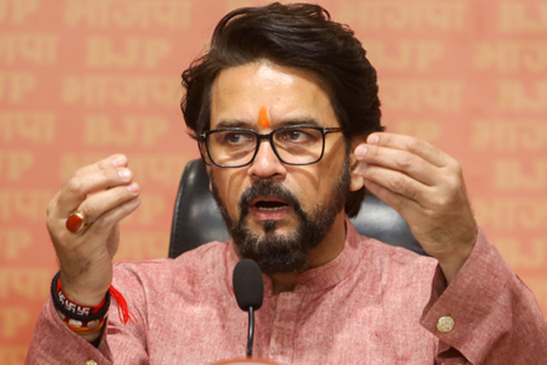 अनुराग ठाकुर ने राहुल गांधी की राजनीति को बताया 'नकारात्मक'