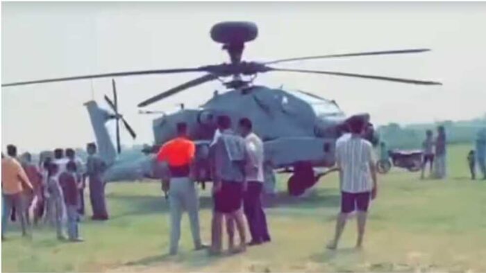 पठानकोट में भारतीय वायुसेना के अपाचे हेलीकॉप्टर की इमरजेंसी लैंडिंग,  एयरबेस से भरी थी उड़ान