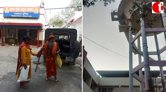 लखनऊ: जमीन विवाद से आहत होकर पानी की टंकी पर चढ़ा पुजारी; पुलिस ने समझाकर उतारा नीचे
