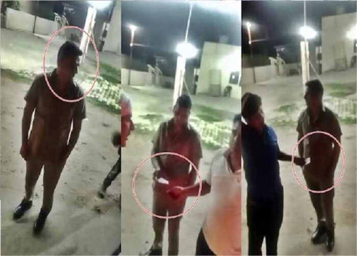 पानीपत पुलिस के मुलाजिम रिश्वत लेते हुए कैमरे में कैद, 100 रुपए मे बिक गए हरियाणा पुलिस के जवान