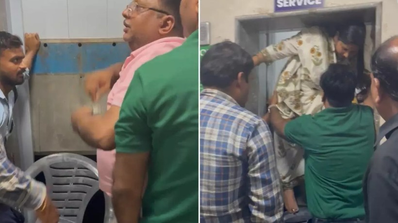 लखनऊ: अपार्टमेंट की लिफ्ट में फंसे 3 लोग, 20 मिनट बाद दरवाज़ा तोड़कर निकाला गया