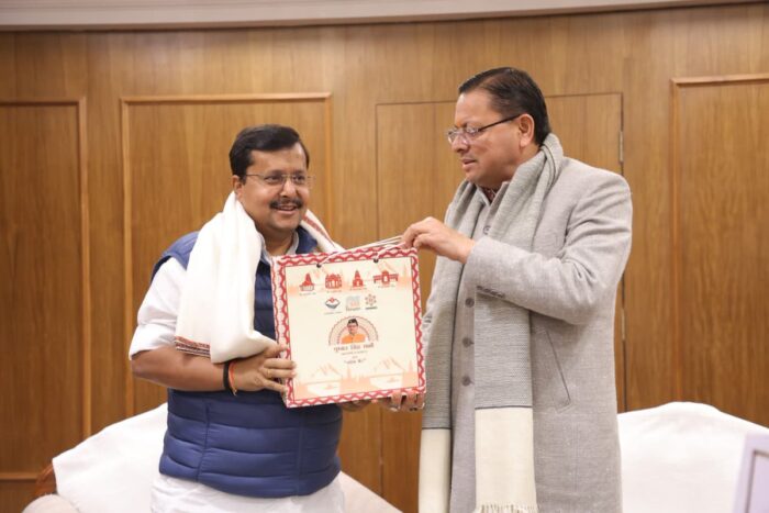 सीएम पुष्कर सिंह धामी ने नितिन नबीन से की मुलाकात, नए दायित्व के लिए दी बधाई