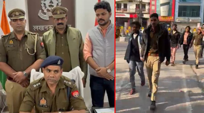 लखनऊ: पुलिस ने किया शातिर चोरों के गैंग का खुलासा; 4 गिरफ्तार, नकदी भी हुई बरामद