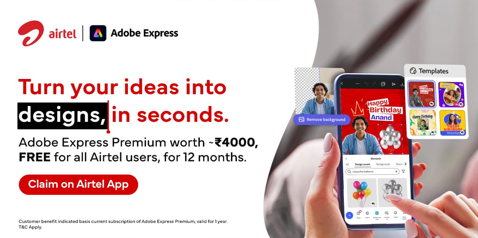 In a global first, Airtel provides 360 million Indians with free access to Adobe Express Premium