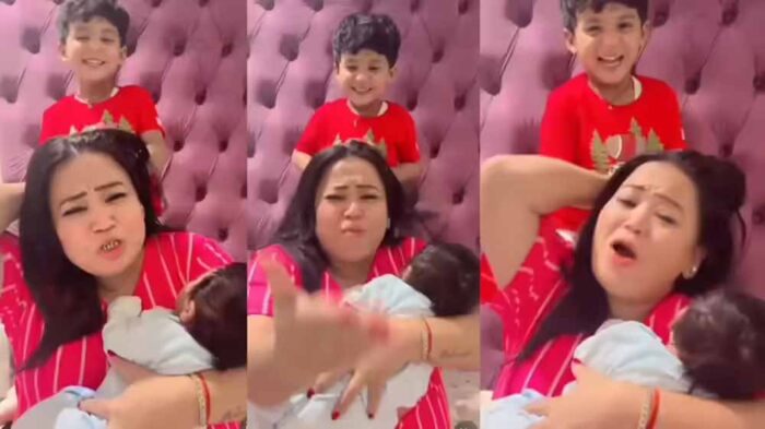 कान्हा बने गोला का बदला अंदाज़! भारती सिंह के बाल नोचते ही मच गया हंगामा