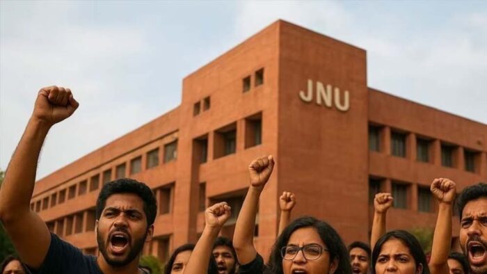आधी रात का बवाल: JNU छात्रों की विरोध-यात्रा और उनके मुद्दों की पूरी कहानी