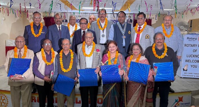 रोटरी क्लब लखनऊ का 89वां चार्टर डे एवं रोटरी इंटरनेशनल फाउंडेशन डे समारोह सम्पन्न