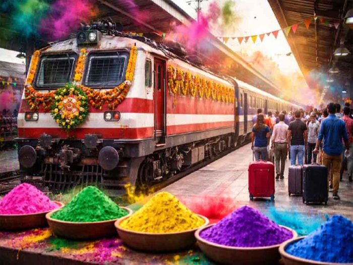 त्योहार पर यात्रियों को राहत: होली के लिए 9 जोड़ी स्पेशल ट्रेनें चलेंगी