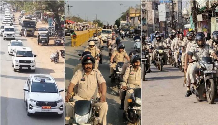 होली पर शांति बनाए रखने के लिए पुलिस की सख्त तैयारी, ड्रोन से निगरानी और 60 पॉइंट पर बैरियर