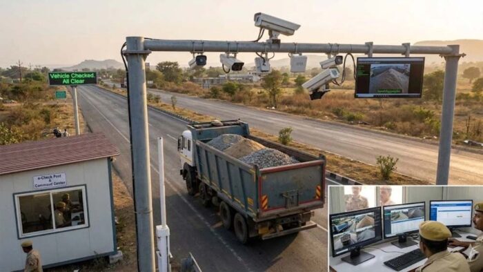 MP में अवैध खनिज परिवहन रोकने के लिए 40 ई-चेक पोस्ट की व्यवस्था, मोबाइल पर मिलेगा E-Challan