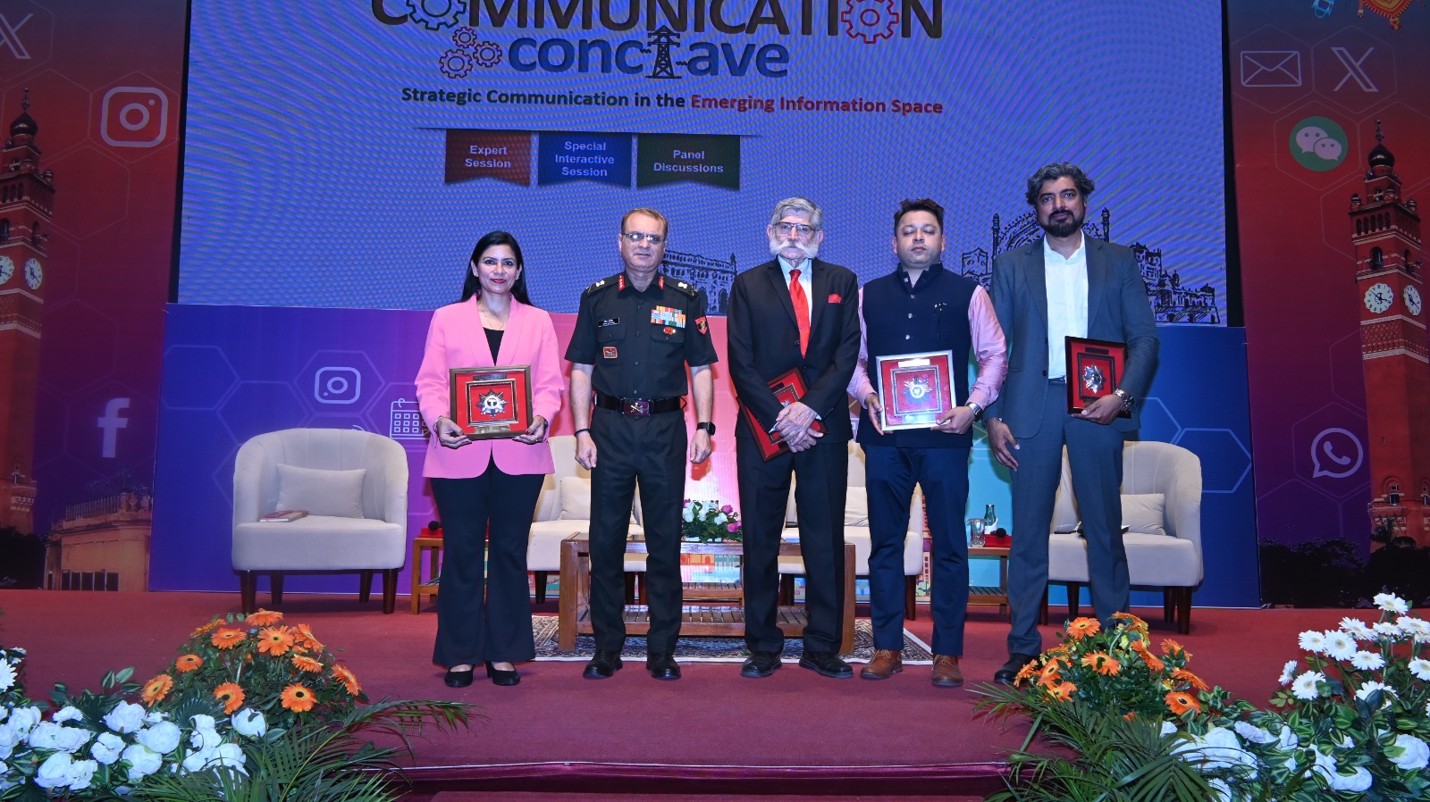 मध्य कमान में रणनीतिक संचार सम्मेलन