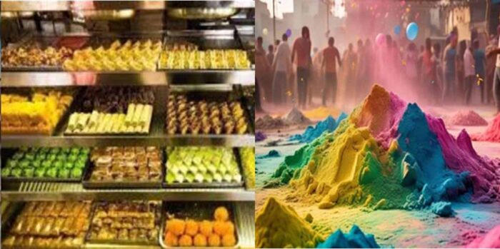 होली पर मिलावटी रंग और मिठाइयों की बिक्री पर कड़ी नजर