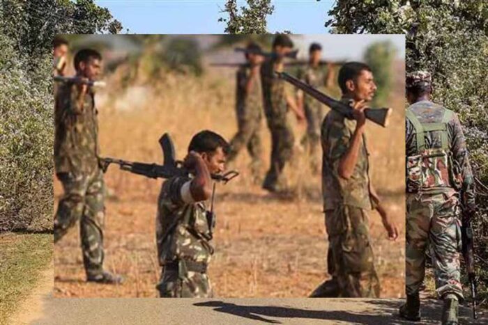 दंतेवाड़ा-बीजापुर सीमा पर मुठभेड़: ₹5 लाख का इनामी माओवादी ढेर, बरामद हुए बड़े पैमाने पर हथियार