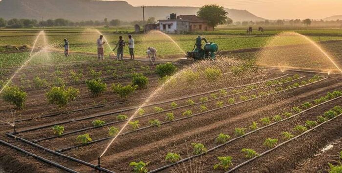 प्रेशर सिंचाई परियोजनाओं के निर्माण से 57 गांवों के लगभग 4405 हेक्टेयर क्षेत्र में हो रहा है सिंचाई सुविधा का विस्तार
