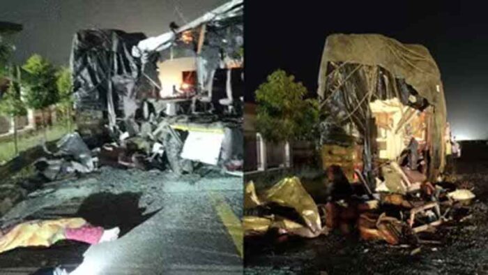 उन्नाव एक्सप्रेसवे पर भीषण टक्कर: रोडवेज बस ने ट्रक को मारी टक्कर, तीन यात्रियों की मौत