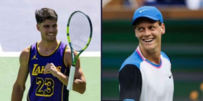 टेनिस सितारे कार्लोस अल्काराज और यानिक सिनर लॉरियस 2026 के बड़े दावेदार