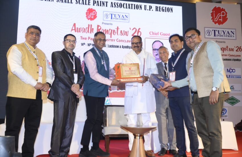 ISSPA उत्तर प्रदेश रीजन द्वारा आयोजित " अवध रंगोत्सव '26 द पेंट इंडस्ट्री कॉन्क्लेव" का हुआ शुभारंभ