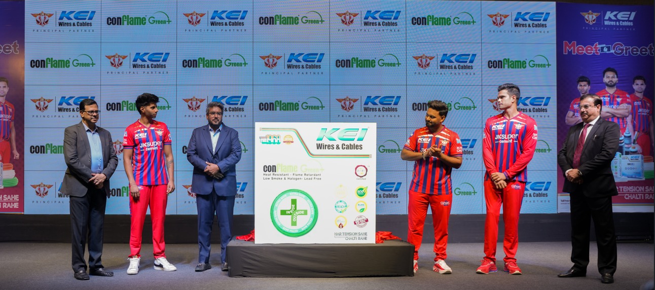 KEI Industries Ltd is Principal Partner of Lucknow Super Giants for Indian Premier League Season 19