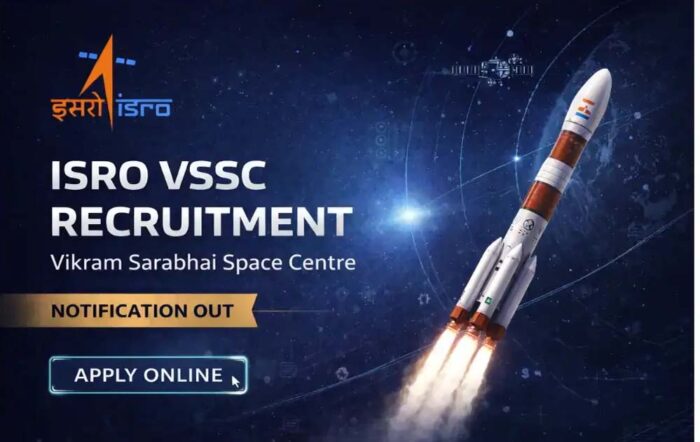 इसरो-वीएसएससी में जूनियर रिसर्च फेलो के पदों पर भर्ती शुरू, 5 मई तक आवेदन की अंतिम तिथि