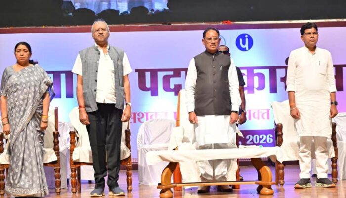 मुख्यमंत्री साय ने कहा- पंचायती राज संस्थाओं को सशक्त बनाकर विकसित भारत की नींव रख रही है सरकार