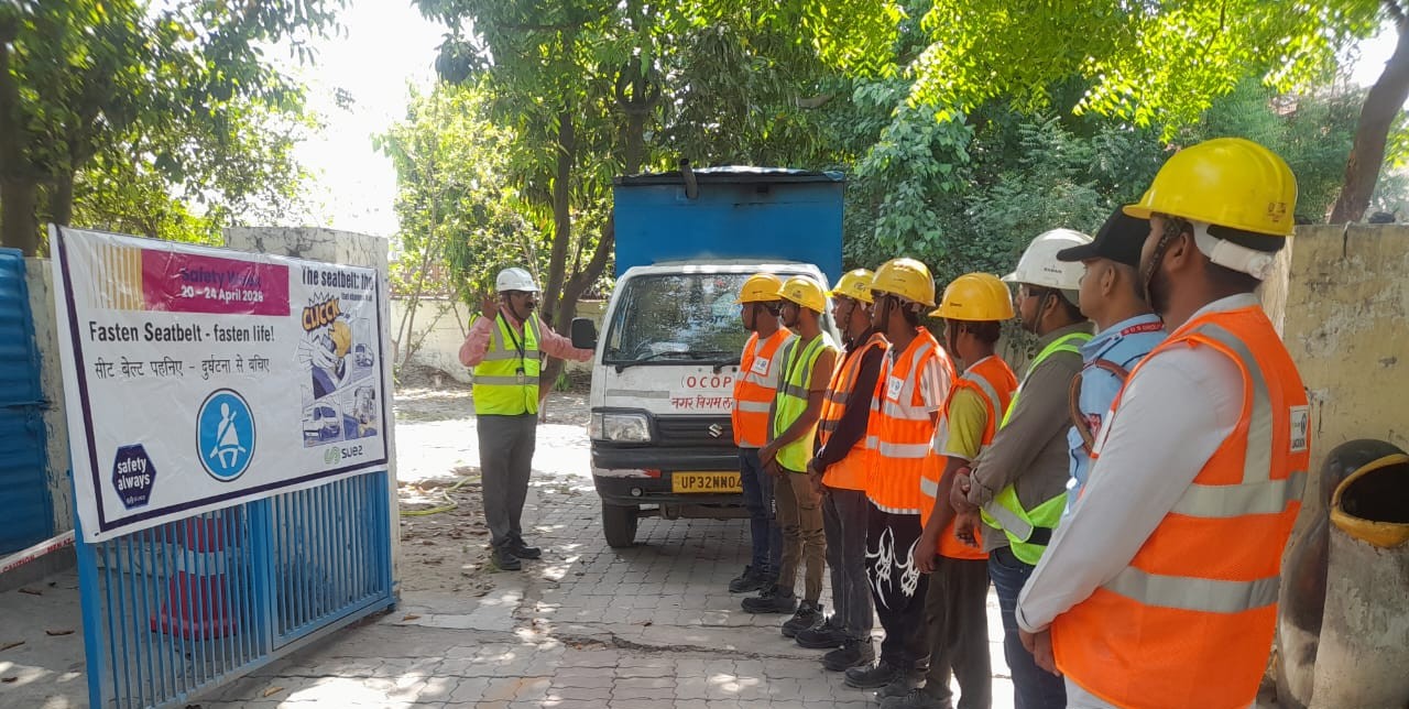 “A Single Click Can Save a Life: Seat Belt Awareness Campaign During Safety Week”