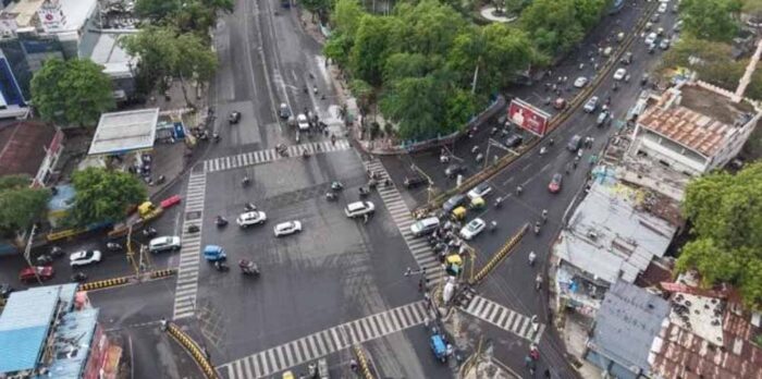 ड्रोन से इंदौर में ट्रैफिक पर सख्ती, 2430 मामलों में हुई कार्रवाई