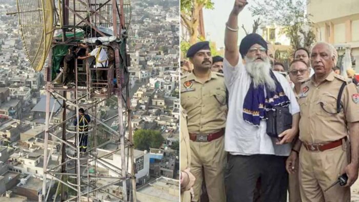 400 फीट ऊंचे टावर से 18 महीने बाद नीचे आए Gurjit Singh Khalsa, गूंजे जयकारे