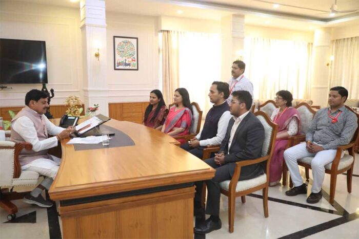 मुख्यमंत्री डॉ. यादव से मिले भारतीय विदेश सेवा के प्रशिक्षु अधिकारी