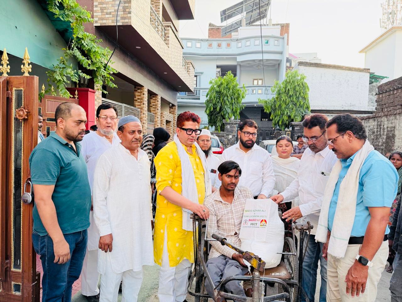 ईद से पहले अग्नि पीड़ितों को मिली राहत की रोशनी, अग्नि पीड़ित परिवारों के चेहरों पर लौटी मुस्कान