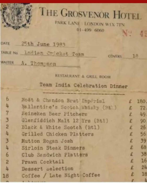 कपिल देव के साइन वाला 764 पाउंड का बिल नकली, 1983 जीत पर बड़ा दावा फेल