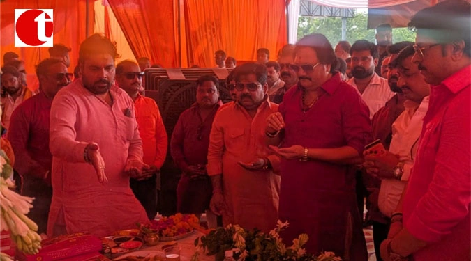 अमरावती आईटी सिटी में आयोजित हुआ विशाल भंडारा
