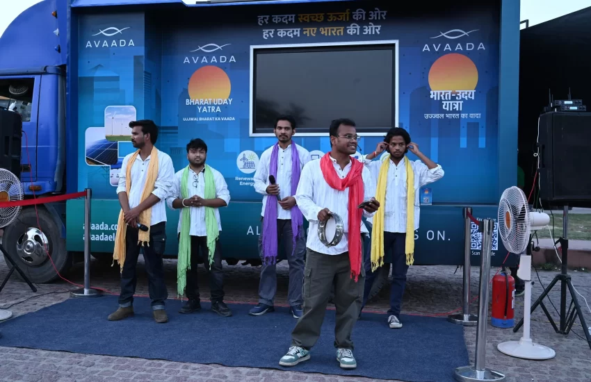 स्वच्छ ऊर्जा अपनाने हेतु जन-जागरुकता फैलाने अवादा भारत उदय यात्रा लखनऊ पहुंची