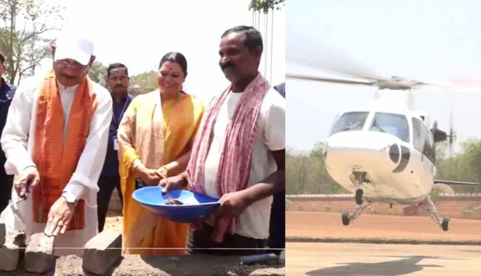 CM साय का जमीनी जुड़ाव: चंदागढ़ में निर्माणाधीन घर में ईंट जोड़कर दिया प्रेरणा संदेश