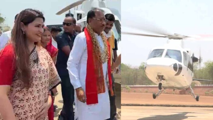 अचानक गांव पहुंचे CM साय, हेलिकॉप्टर लैंड कर पेड़ तले लगाई चौपाल