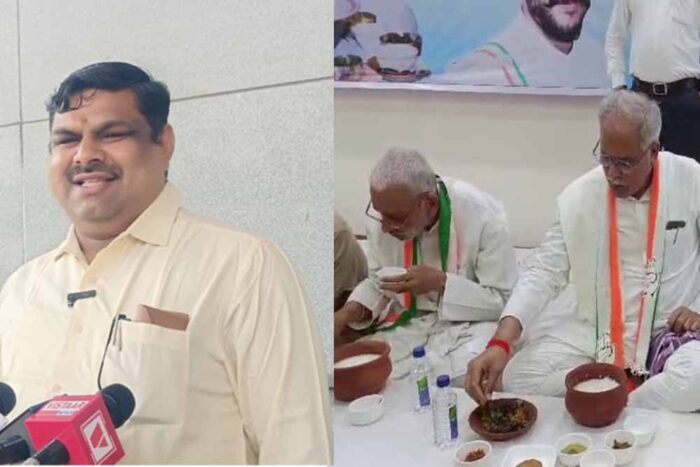 ‘बोरे बासी’ मुद्दे पर बयानबाजी तेज: गजेंद्र यादव ने भूपेश बघेल को घेरा