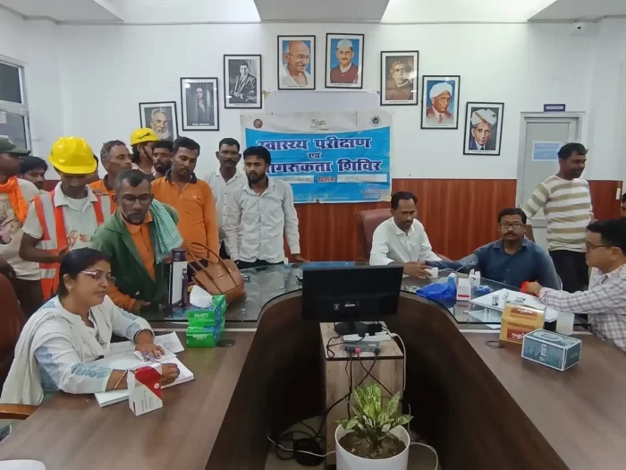 ESIC Organizes Medical Camp at Bharwara STP Plant; Over 133 Employees Undergo Health Check-ups