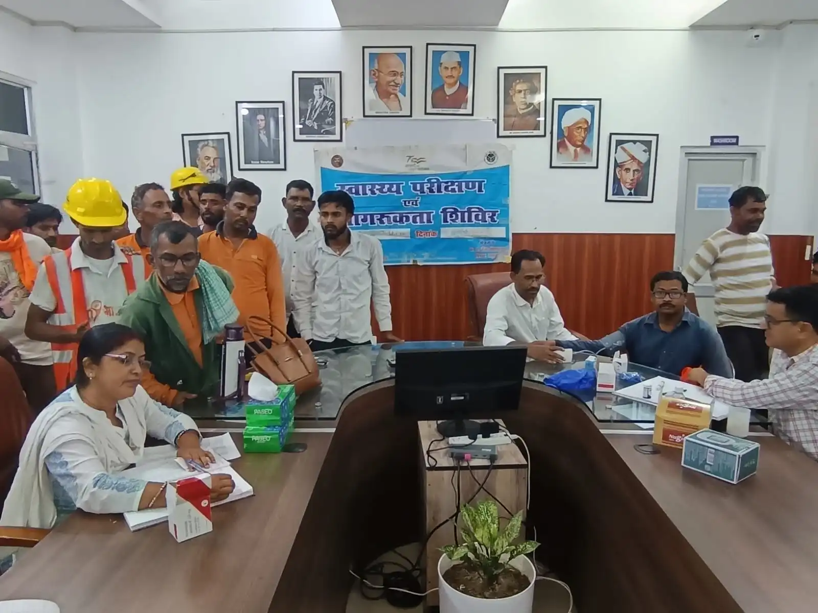 ESIC Organizes Medical Camp at Bharwara STP Plant; Over 133 Employees Undergo Health Check-ups