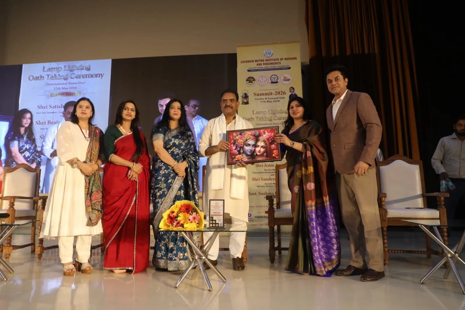 लखनऊ मेट्रो इंस्टीट्यूट ऑफ नर्सिंग एंड पैरामेडिक्स द्वारा आयोजित दो दिवसीय “समिट-2026” का भव्य समापन सम्पन्न