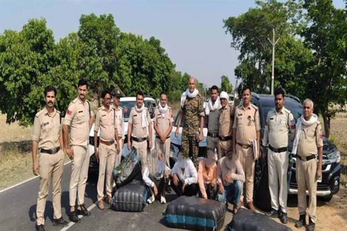 विगत 05 दिनों में प्रदेशभर में लगभग 1 करोड़ 43 लाख रुपये से अधिक के मादक पदार्थ जब्‍त