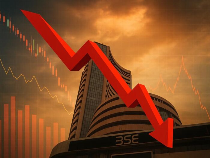 बाजार में जोरदार गिरावट: सेंसेक्स 76,015, निफ्टी 360 अंक नीचे