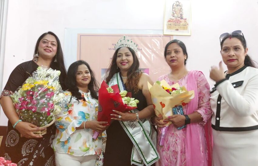 लखनऊ की नीलम शंखवार को मिला वीजी मिसेज इंडिया ग्लोबल आइकॉन फिनिक्स क्वीन 2026 का ताज