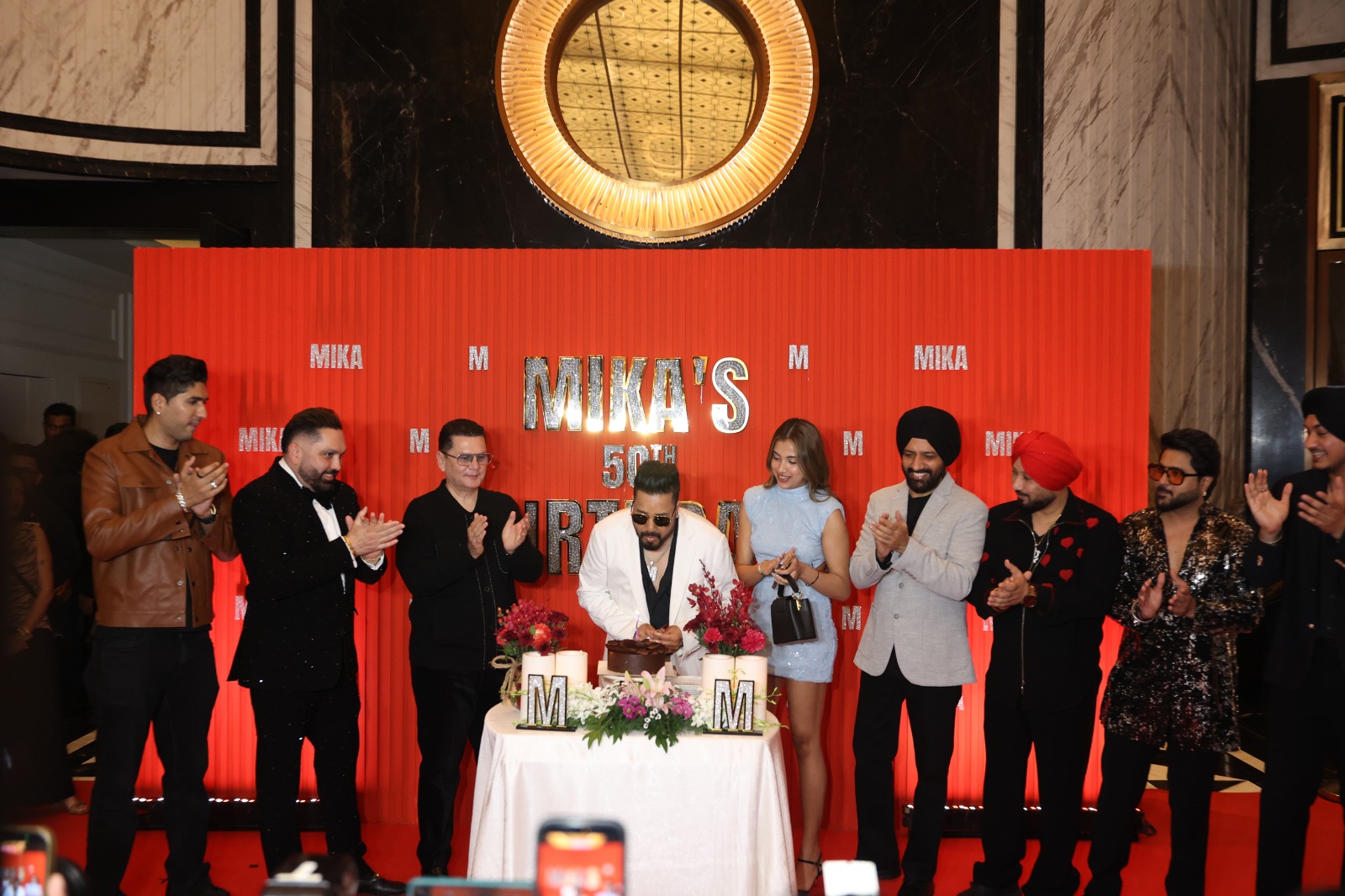 A Galaxy of Stars Gathers to Celebrate Mika Singh’s 50th Birthday; Leading Personalities from Bollywood, Music, Politics, and Sports Extend Their Wishes