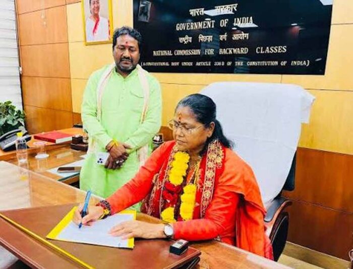 छत्तीसगढ़ दौरे पर राष्ट्रीय OBC आयोग की अध्यक्ष, मुख्यमंत्री साय और राज्यपाल डेक्का संग होंगी बैठकें