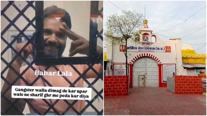 चार दिन पहले जेल पहुंचा बाबर, मुलाकात कक्ष में मोबाइल से रिकॉर्डिंग का वीडियो वायरल